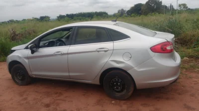 Veículo furtado é localizado pela GM em área rural