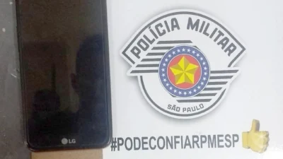 Estudante é detido por receptação de um celular