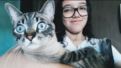 Priscila e seu xodó Johnny