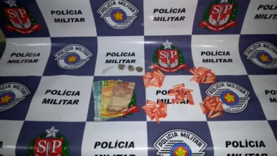 Homem é preso pela Polícia Militar com dinheiro e quantidade considerável de entorpecentes