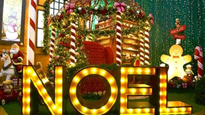 Noeland amplia atrações de Natal no Parque da Expoflora, em Holambra