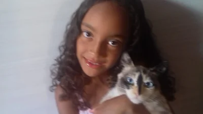 Maria Eduarda e seu xodó Nessa