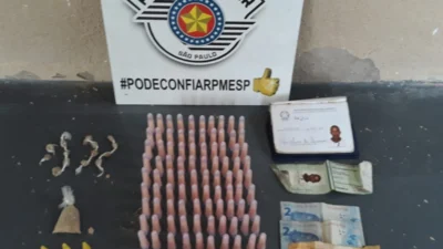 Mais de 120 pinos são apreendidos no Cidade Alta