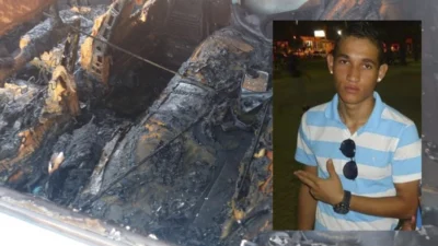 Jovem atingido pelo fogo não resiste aos ferimentos e falece