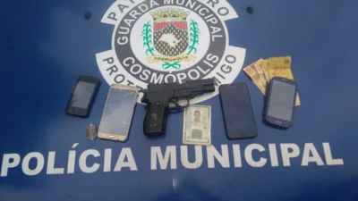 Simulacro e objetos furtados são apreendidos pela GM em área rural