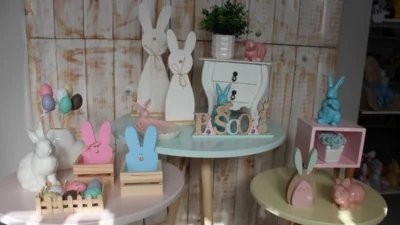Decoração também cabe na celebração de Páscoa