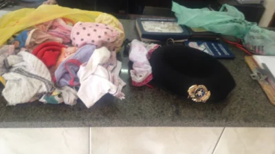 Homem procurado por ‘estupro de vulnerável’ é detido com sacola de calcinhas infantis em seu quarto