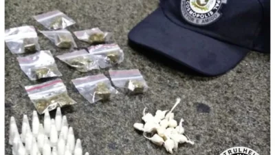 Policiais Municipais a paisana localizam drogas