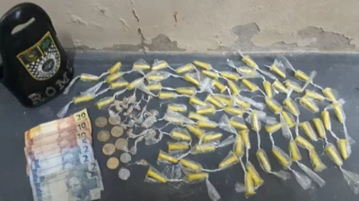 Polícia Municipal realiza apreensão de drogas na Rua Joaquim Pedroso