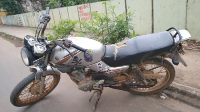 Moto é localizada na Ponte ‘do Garbin’ um dia após roubo