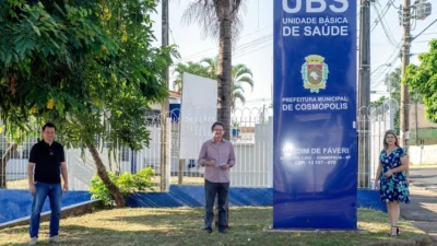 Pivatto faz inauguração virtual da reforma da UBS Fáveri, em Cosmópolis