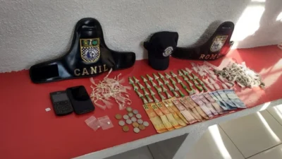 Grande quantidade de drogas é apreendida na Luís Strazzacappa