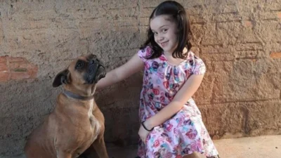 Anna e seu xodó Mel