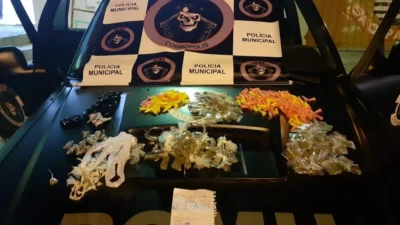 Crack, cocaína e maconha são apreendidos na Rua Valter Dester