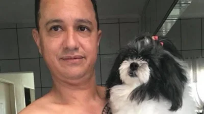 Eleandro e seu xodó Belinha