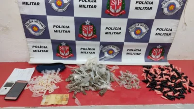 PM surpreende tráfico de drogas e detém grande quantidade de entorpecentes