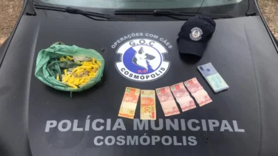 GM detém grande quantidade de drogas no bairro ‘Cidade Alta’