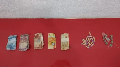 Suspeito tenta fugir, mas, acaba preso pela GM com drogas em Comunidade do Cidade Alta