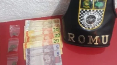Menor é detido com maconha no bairro Jardim do Sol e quantia em dinheiro é devolvida para a mãe