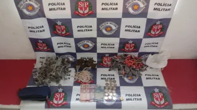 PM detém dois com drogas