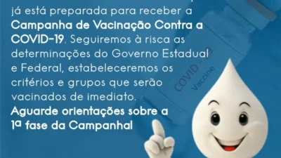 Saúde se prepara para a Vacinação contra a COVID-19