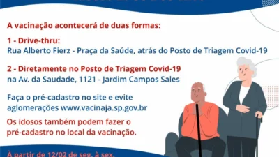 Idosos entre 85 e 89 anos começam a ser vacinados