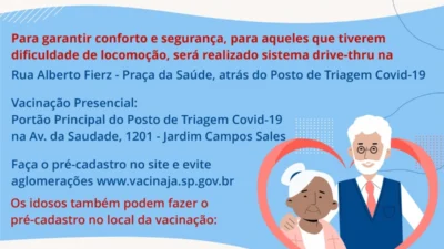 Confira a nova etapa da Campanha de  Vacinação contra a COVID-19 em Cosmópolis