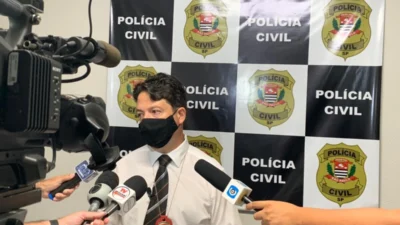 Delegado Dr. Fernando Fincatti dá entrevista sobre o homicídio do eletricista Danilo