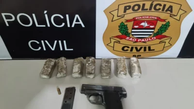 Polícia Civil prende Ajudante Geral e faz apreensão de arma e drogas