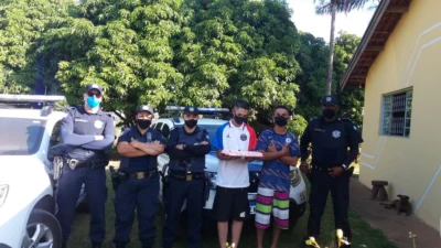 Jovem é prestigiado com a presença de equipes da Polícia Municipal em seu aniversário