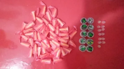 Drogas são localizadas na viela