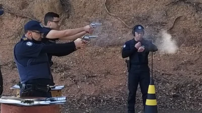Polícia Municipal faz treinamento com armas curtas e longas