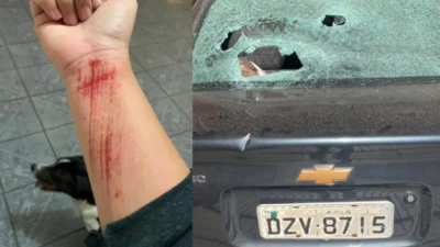 Amigos fazem buzinaço em apoio à Helen Mariane