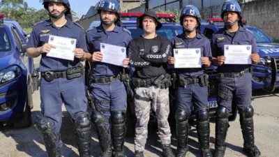 Polícia Municipal participa de treinamento com armamento menos letal