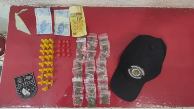 Menor é preso acusado de tráfico de drogas