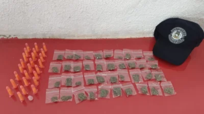 Polícia Municipal localiza drogas no bairro Cidade Alta