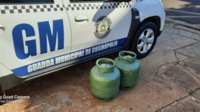 Indivíduo é preso após furtar 2 botijões de gás