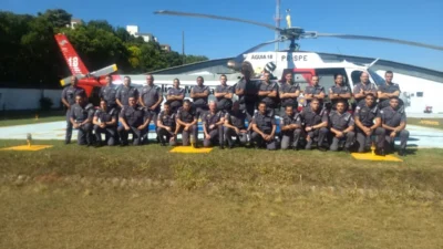 Equipes da Polícia Militar de Cosmópolis participam de Instrução na Base do Águia