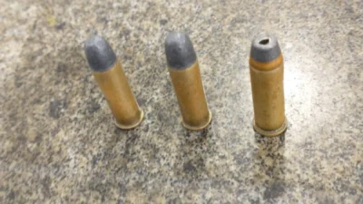 Indivíduo é preso portando 3 munições de calibre 38