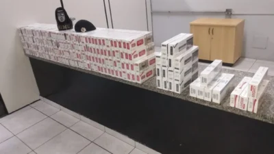 185 pacotes de cigarros são apreendidos na Feira Livre