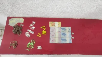 Polícia Municipal apreende drogas e detém indivíduo acusado de tráfico