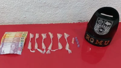 Indivíduo é preso acusado de tráfico de drogas