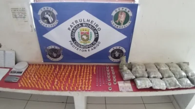 Polícia Municipal faz apreensão de drogas no Cidade Alta