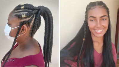 Tranças e mega hair