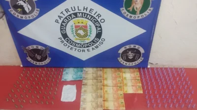 Polícia Municipal apreende drogas na viela