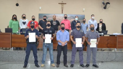 Polícias Civil, Militar e Municipal são homenageadas na Câmara Municipal