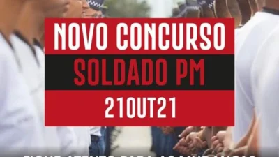 Inscrições para novo concurso soldado PM estão abertas