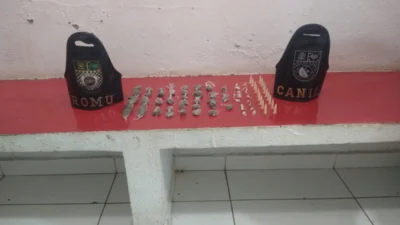 Drogas são localizadas no Cidade Alta
