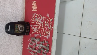 Entorpecentes são localizados no beco