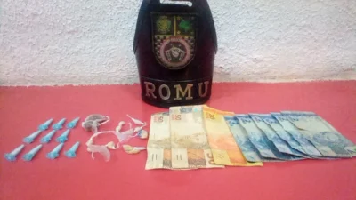 ROMU localiza R$ 132,00 em cueca de suspeito
